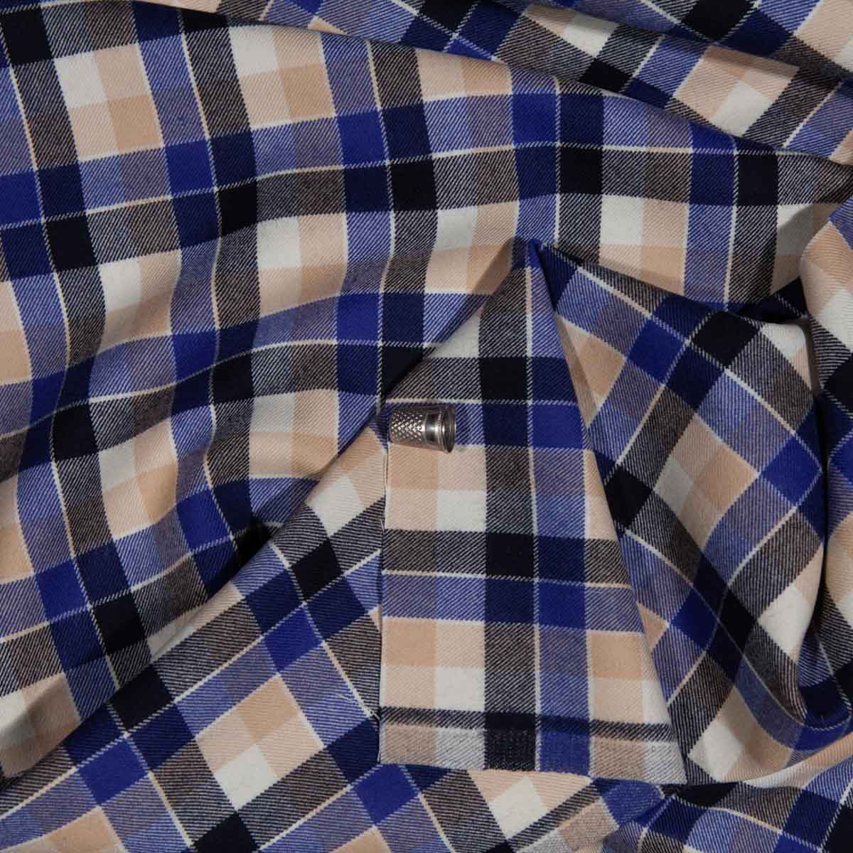 Glencheck Blue/Black/Beige