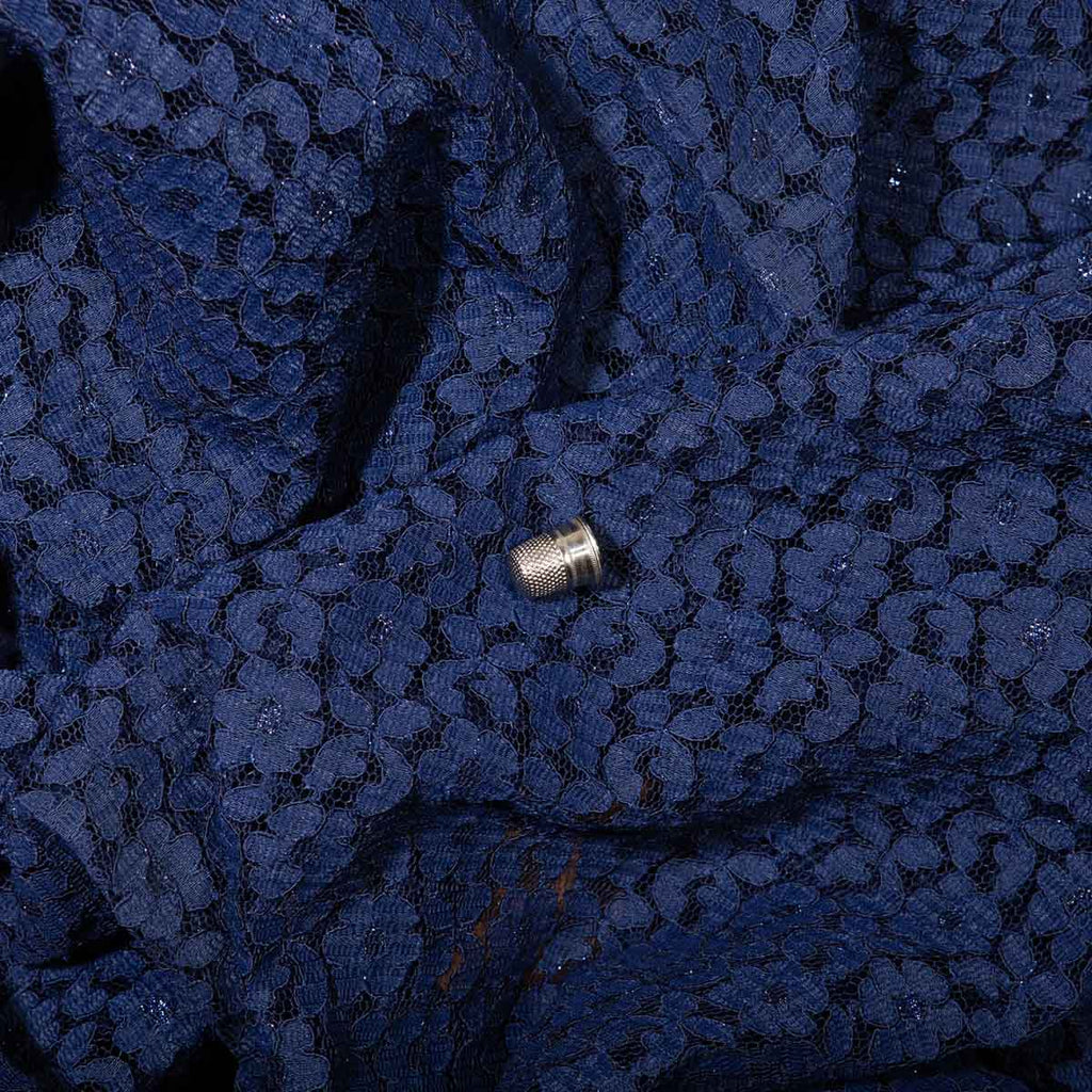 Flour Lace Navy Blue