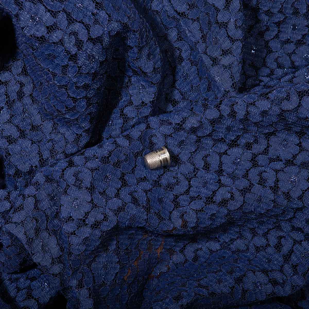 Flour Lace Navy Blue