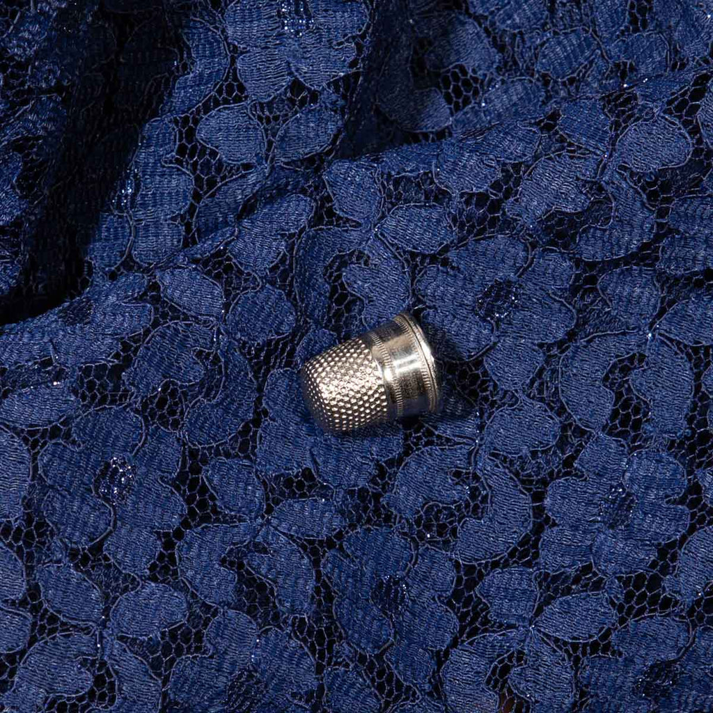 Flour Lace Navy Blue