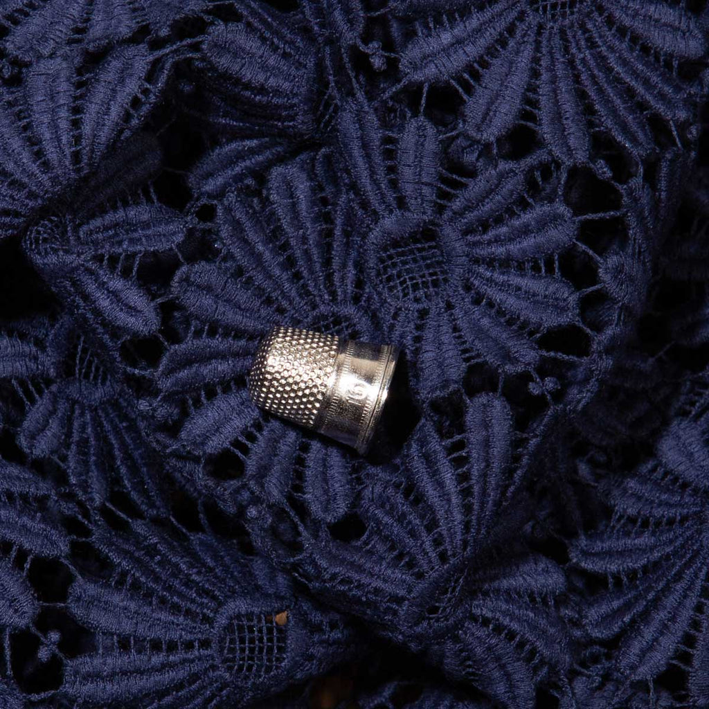 Flour Lace Dark Blue