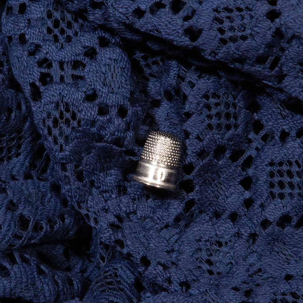 Flour Lace Navy Blue 2