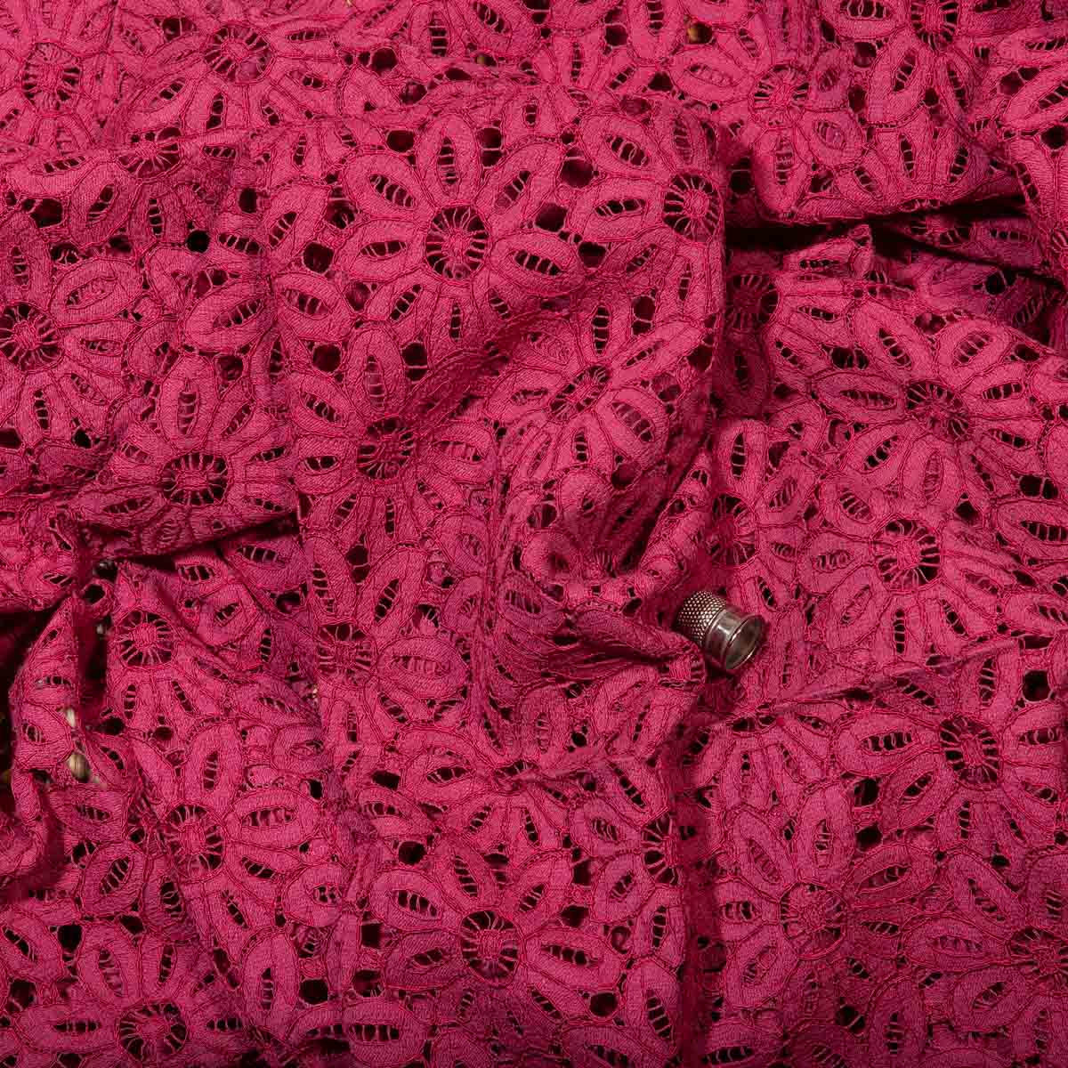Flour Lace Raspberry