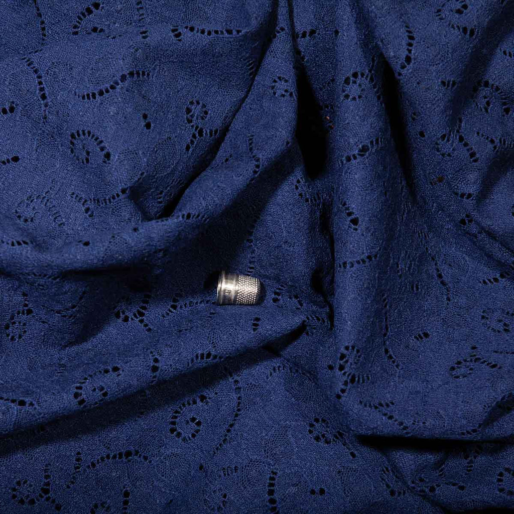 Flour Lace Navy Blue 3