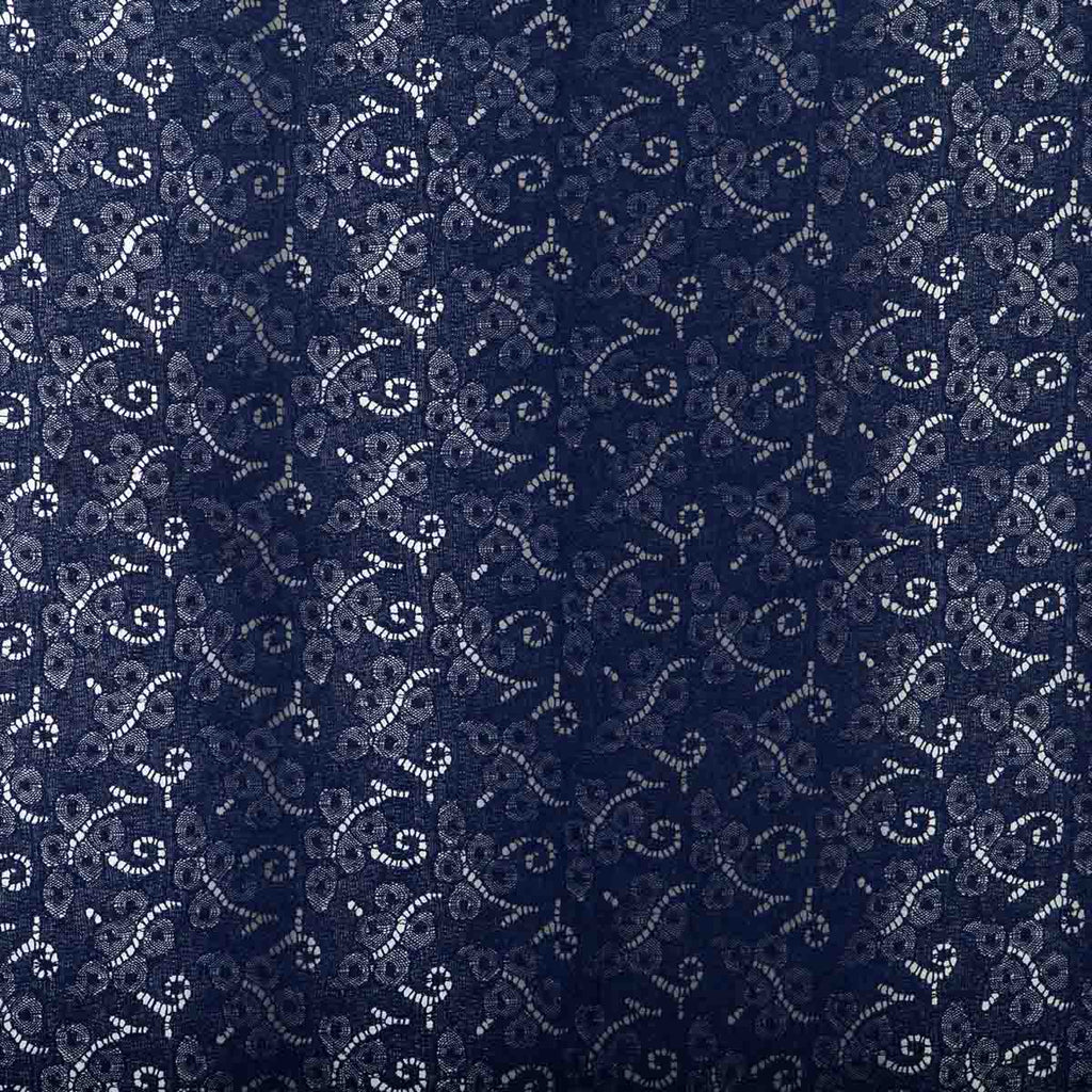 Flour Lace Navy Blue 3