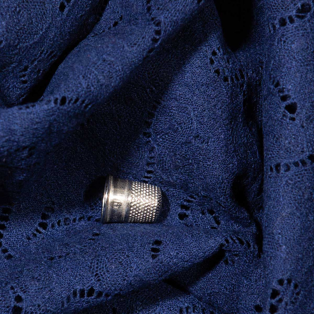 Flour Lace Navy Blue 3