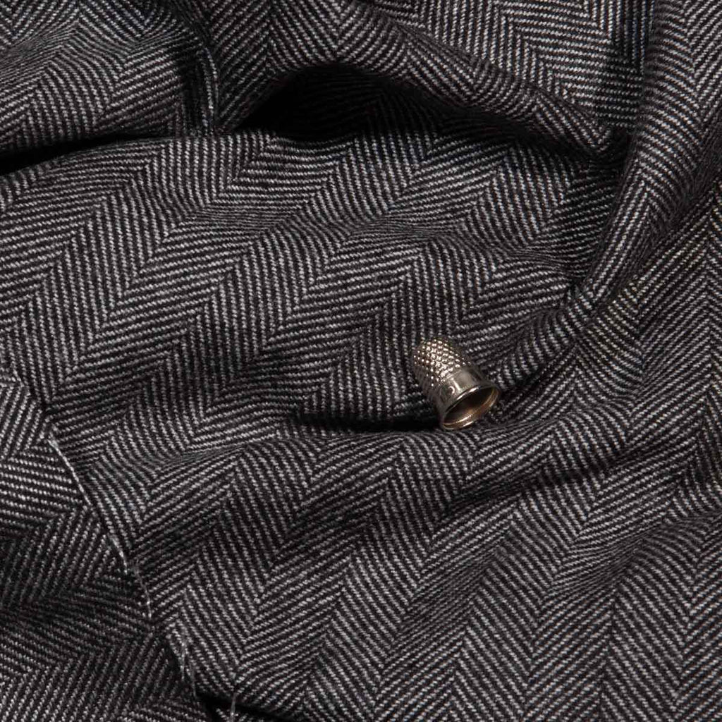 Herringbone Black-White